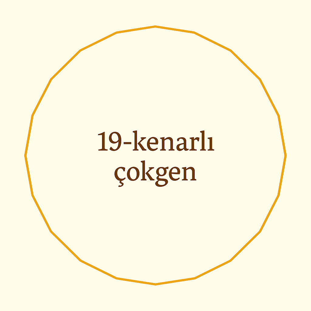 19-kenarlı düzgün çokgen